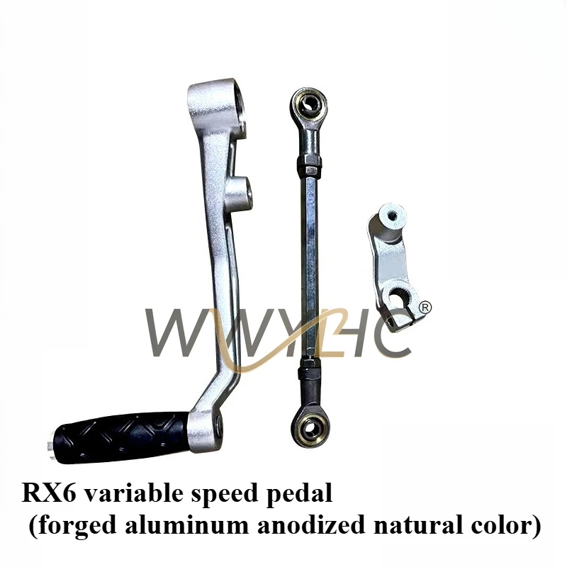 

Подходит для Sekron RX6, левая и правая передняя педаль SR600GY, педаль с переменной скоростью, задний тормозной рычаг, рычаг переключения передач