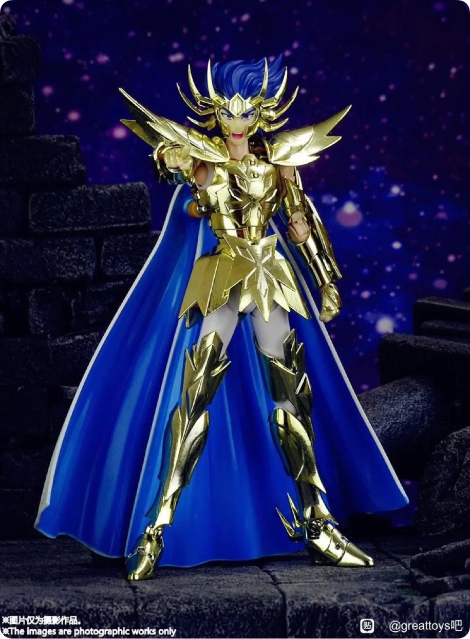 CS Newest Anime Saint Seiya / myth cloth Chuanshen Cancer Dethmask Myth EX 24K Oce Gold Saint Metal Action Figure