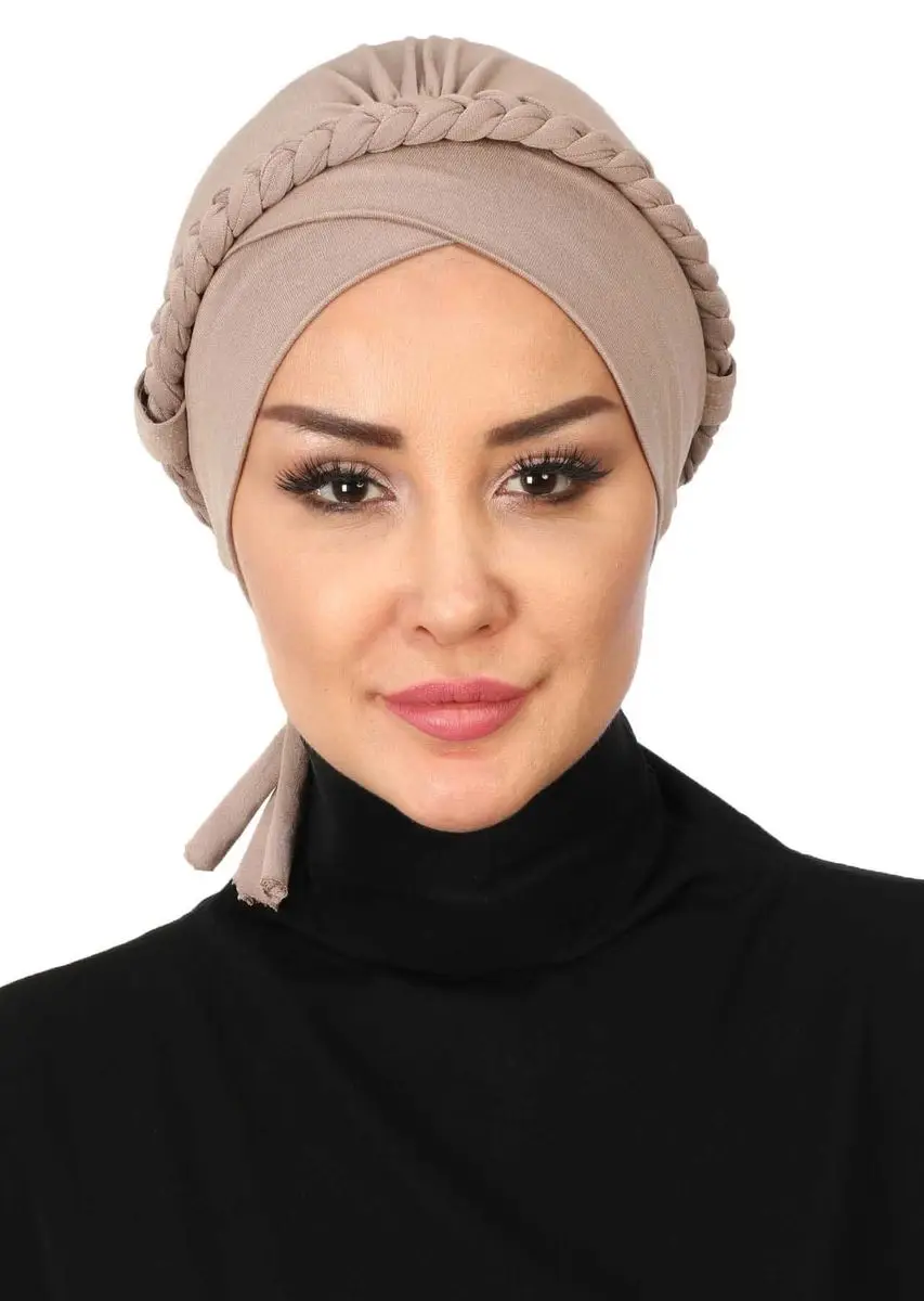 Vison de osso penteado trançado