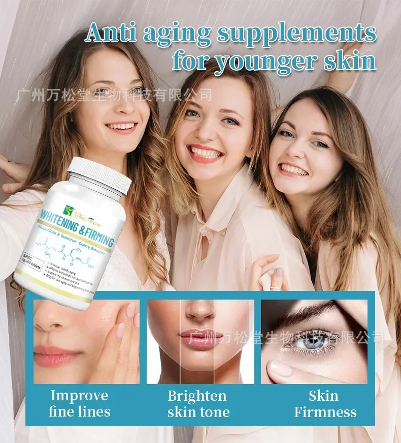 

1 bottle of firming tablets improves skin tone, enhances immunity, and regulates hormone levels in the body