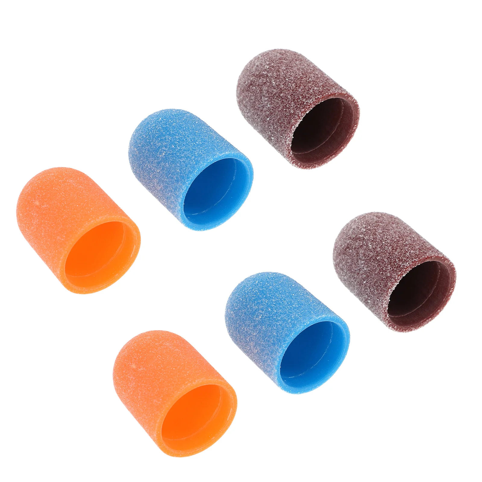 1Set Elektrische Nagelboor Schuurbanden Fijne Korrel Doorn Nail Bit Kleine Schuurkappen voor Acryl Gel Pedicure manicure