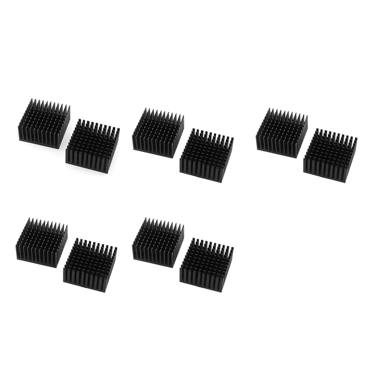 

30 Pcs 40X40x20mm Aluminum Heatsink Radiator Cooling Cooler For Electronic Chip LED With Thermal Conductive Double Sided-A74Z