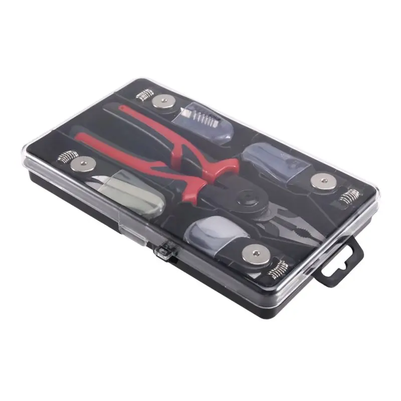 

Comprehensive 5-In-1 Pliers Set For Electricians - Wire Stripper, Cutter, Crimper With Swap-Out Head