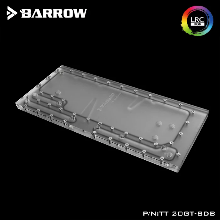 Acrylic Board Water Channel use for TT LEVEL 20GT Computer Case / Screw Fix / Instead Reservoir / 5V 3PIN RGB Light / Combo DDC