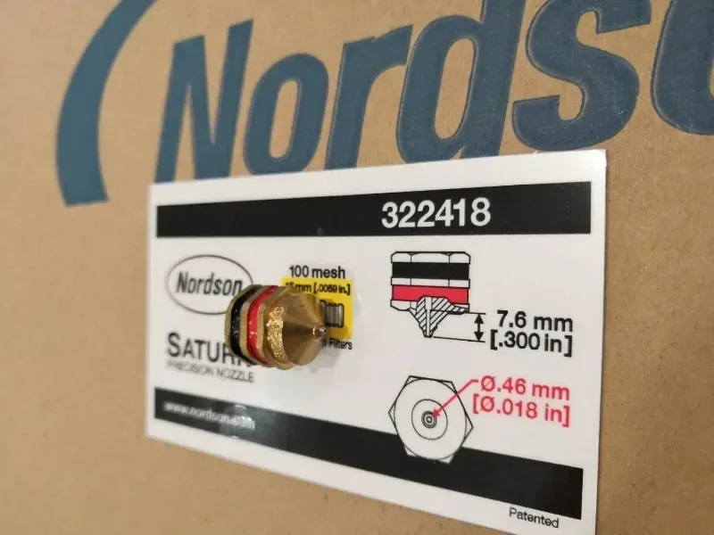 Nordson hot melt adhesive machine single hole straight nozzle nozzle nozzle NOZZLE, BR 322418