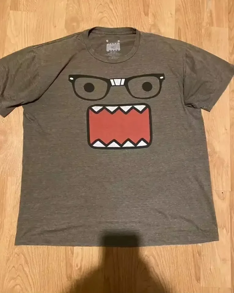 Men's Women's T shirt Kawaii Pattern Vintage Oversized t shirt Hip Hop Streetwear Couple Clothing Punk Loose Y2K T shirt Tops