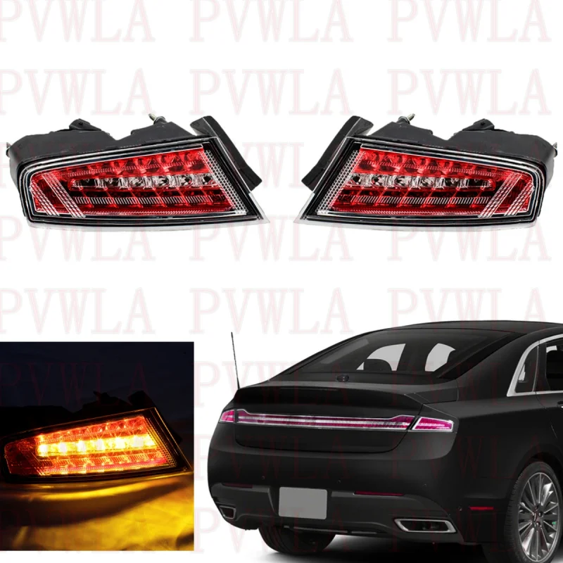 

Rear Outside Tail Lamp Light With LED Blubs DP533405AK DP5313404AL For Lincoln MKZ 2013 2014 2015 2016 2017 2018 2019 2020