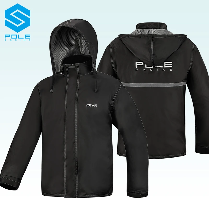 

POLE мужской мотоциклетный плащ, костюм для пешего туризма, рыбалки, велоспорта, женский водонепроницаемый мотоциклетный сплит-дождевик, предотвращение дождя