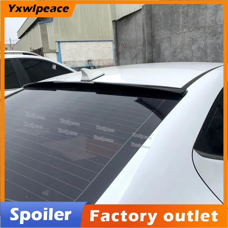 

For Hyundai Elantra 2016 2017 2018 2019 Roof Spoiler ABS Material Unpainted Color Rear Window Roof Spoiler Car Styling