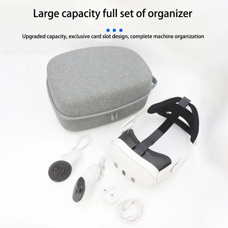 Storage Bag For Meta Quest 3 Bag VR Headset Protector Shoulder Bag Waterproof for Meta Qust 3 VR accessorie