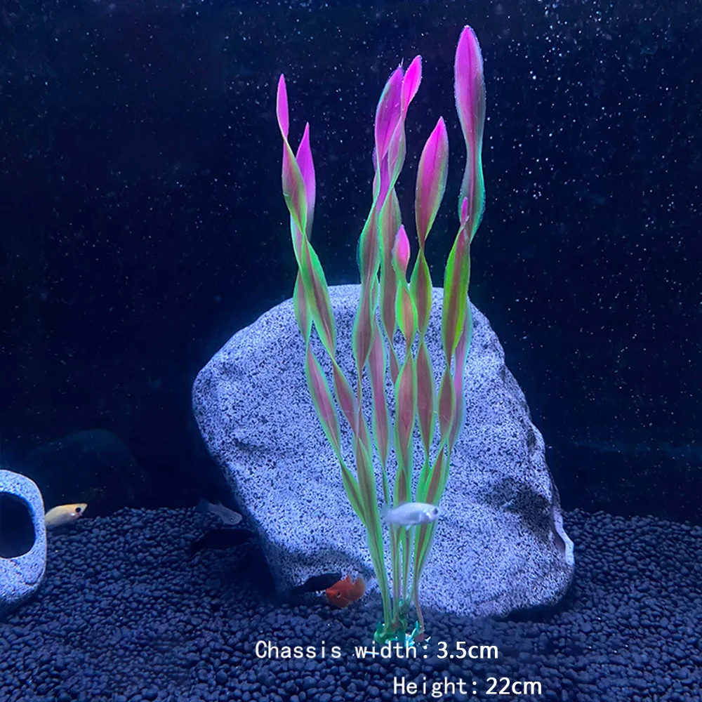 1PC 12-30cm Simulation Sea Grass Fish Tank Landscaping Decoration Imitation Water Plant Aquarium Ornament DIY Fish Tank Decor