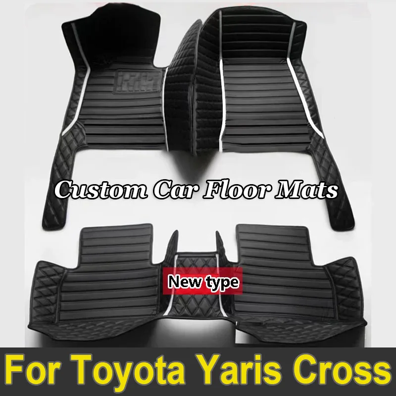 Non-hybrid Vehicle Car Floor Mats For Toyota Yaris Cross Yarisu Kurosu XP210 2021 2022 2023 Waterproof Pads Car Accessories 2012