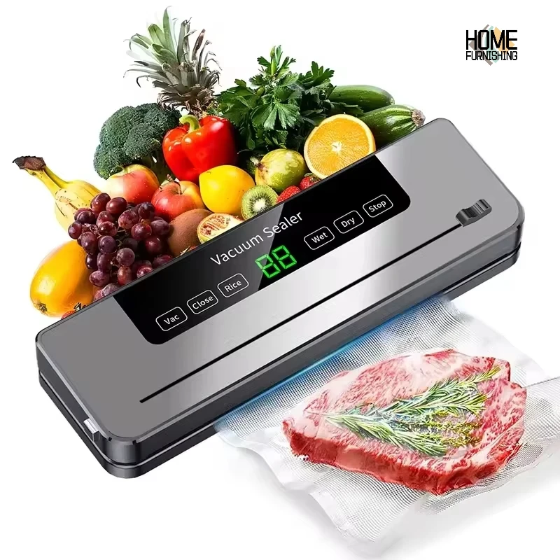 

Premium Stainless Steel Vacuum Sealer - Customizable Commercial Grade Food Preservation Machine for Home Use