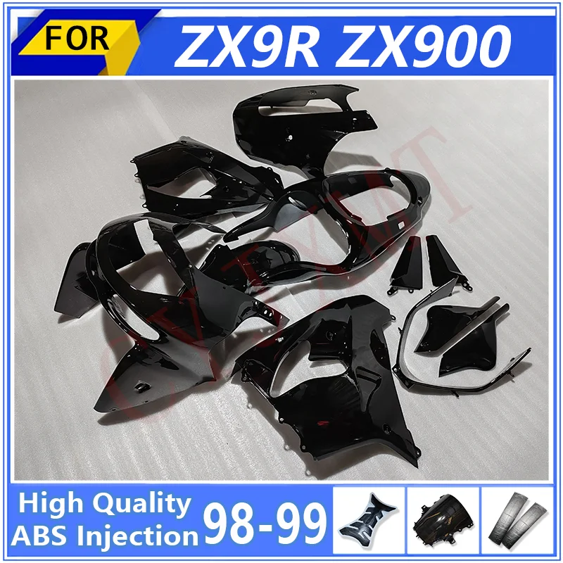 Full Cover Motorcycle Fairing for Kawasaki ZX9R ZX-9R ZX900 1998 1999 Fairings Kits fit ZX 9R 900 98 99 Bodyframe Bodywork Cover