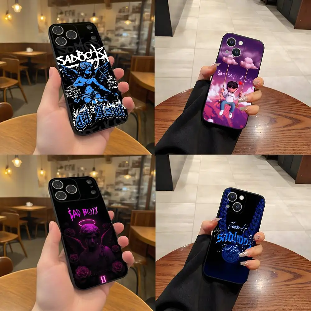 

$AD BOYZ 4 LIFE Phone Case For iPhone 17,16,15,14,13,12,11,Pro,Max,Plus Black Soft Cover