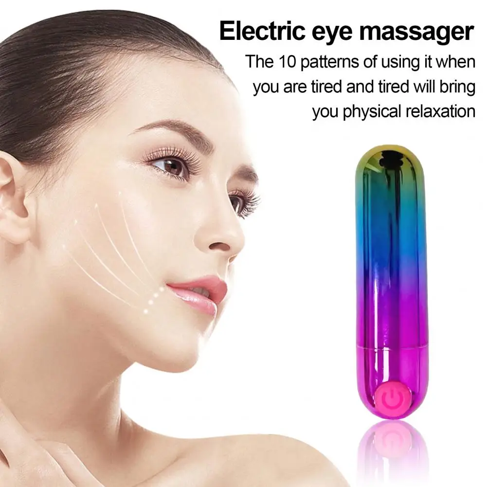 Electric Massager Eye Beauty Adjustable Vibration Massage Eye Fatigue Relief Waterproof Mini Massager Eye Beauty