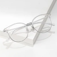 Gmei, aleación óptica de moda TR90, montura de gafas redondas para mujer, monturas de gafas clásicas con borde completo, gafas 82003
