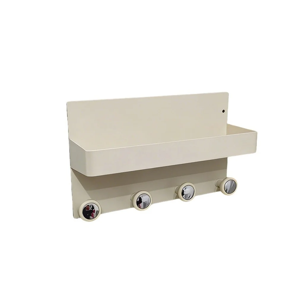Storage Rack Magnetic Pegboard For Quick Setup Black Sturdy Support Carbon Steel Construction Secure Attachment