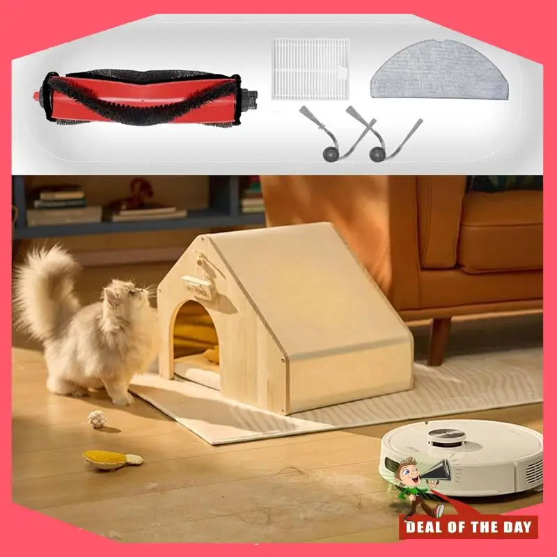 Roborock Q7 M5/ Q7 M5+/ Q7 L5掃除機アクセサリー用交換部品21個、メインサイドブラシ、Hepaフィルター、24時間配送