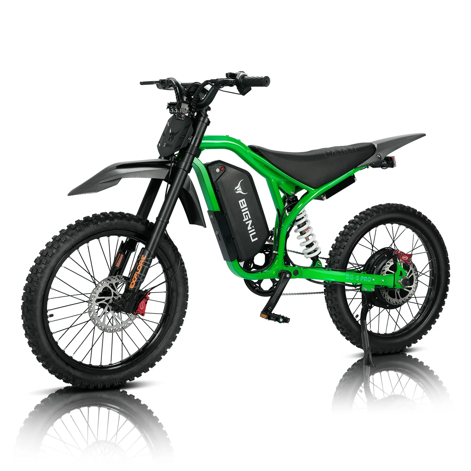 BIGNIU BG-SP 3000W Electric Bike for Adults, 60V Battery, Full Suspension High Performance E-Bike with Hydraulic Disc Brakes image 4