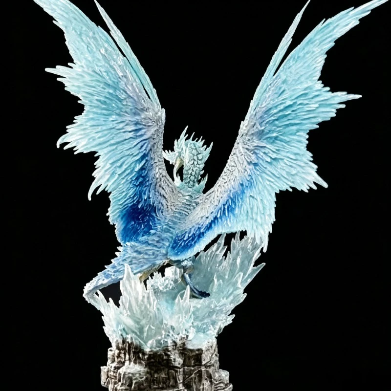 Animation Game Peripheral Figures monster hunter iceborne Collector's Edition Ice Curse Dragon 24CM trendy fun toys model gift