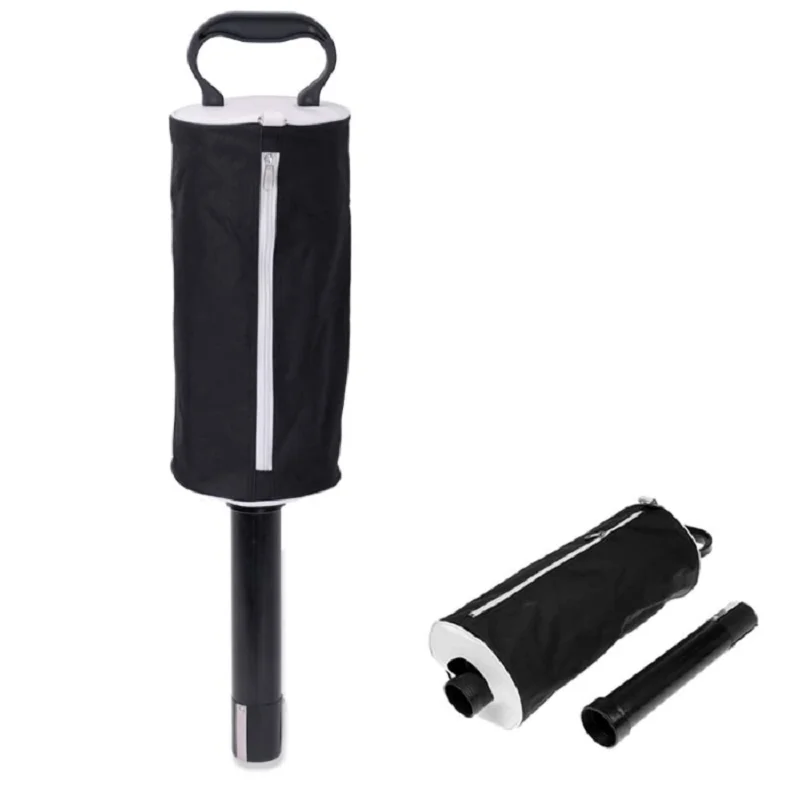 Golf Ball Pick Up Shag Bag Portable Retriever With Removable Plastic Tube