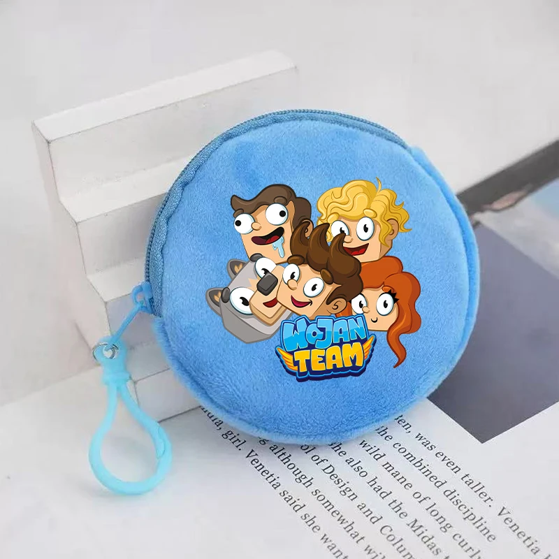 Wojan Team Kawaii Coin Purse for Boys Girls Anime Cartoon Cute Money Bags Students Key Card Storage Fashion Mini Pouch Gifts
