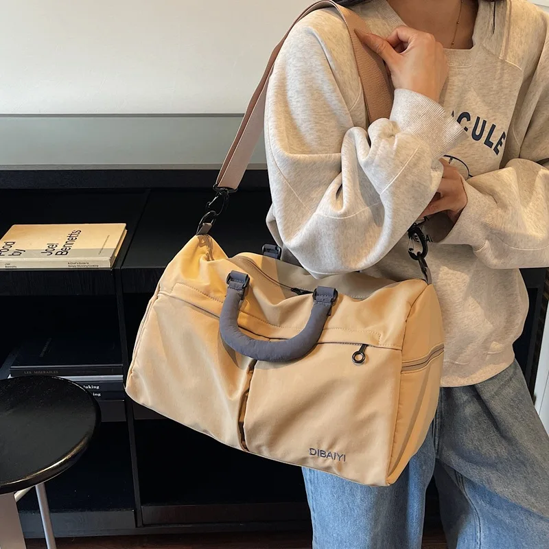 

Портативные дорожные сумки на плечо унисекс, повседневные сумки-тоут для путешествий на открытом воздухе, спортивная сумка для занятий спортом в тренажерном зале, сумки через плечо