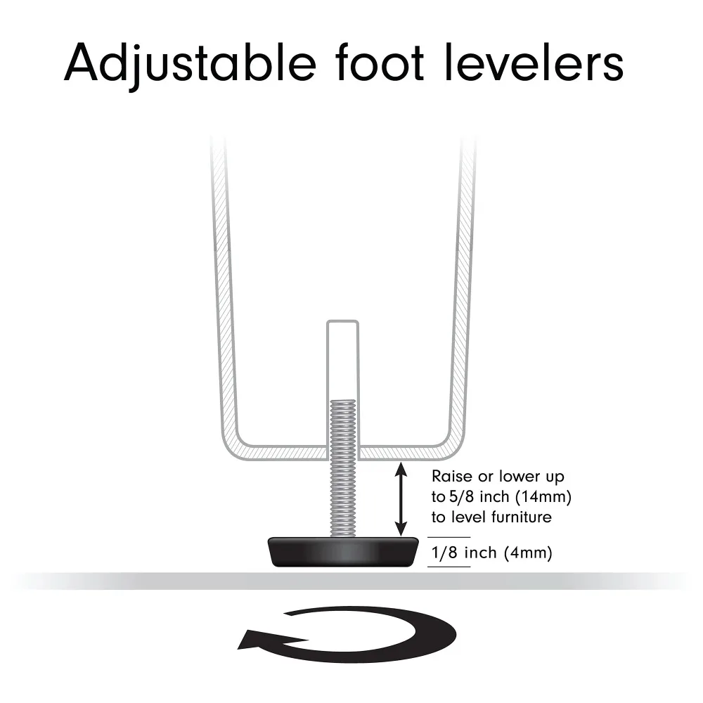 Suporte de TV retangular para TVs de até 75"