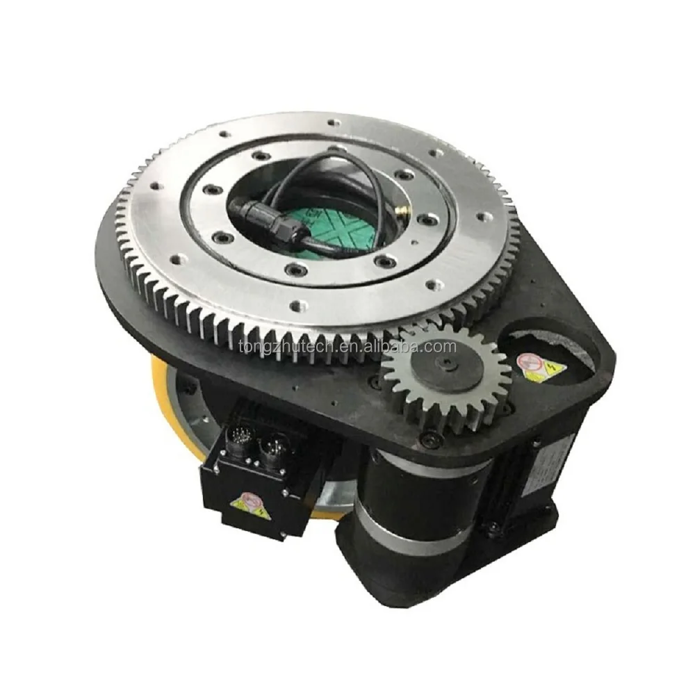 TZBOT 750w Brushless Drive Unit AGV Steering Wheel AGV Subassembly with AC Servo Motor