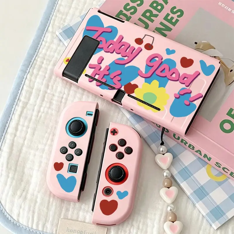Anti-Falling Soft Shell Cover for Nintendo Switch NS Game Console TPU Split Protective Case Anti-Scratch Shell Protector