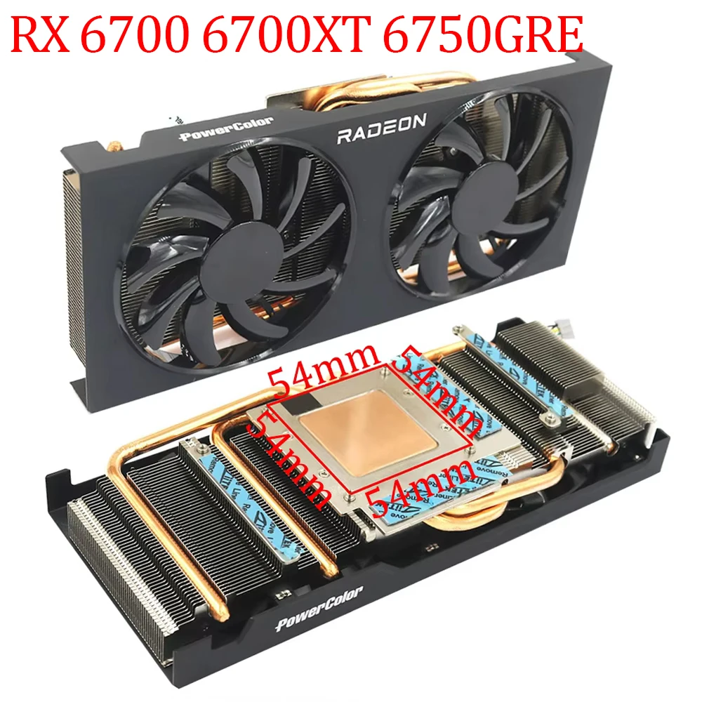 Original For PowerColor RADEON RX 5500XT 5700 5700XT 6500XT 6600