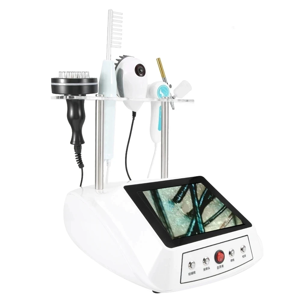 Dispositif de soins du cuir chevelu multifonctionnel, nanomètre, vaporisateur, machine de thérapie des cheveux, pulvérisateur pour salon de coiffure, appareil de soin de la peau de la tête