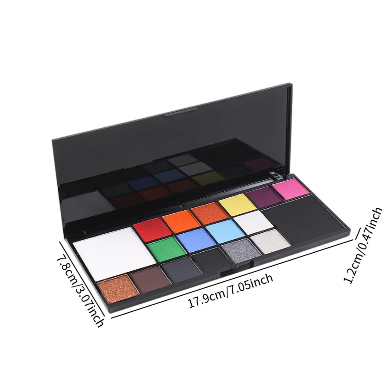 طلاء الوجه والجسم للأطفال والكبار لوحة رسم الوجه المحمولة القائمة على الماء لقضاء العطلات والهالوين والمسرح الفني للعب الأدوار التنكرية