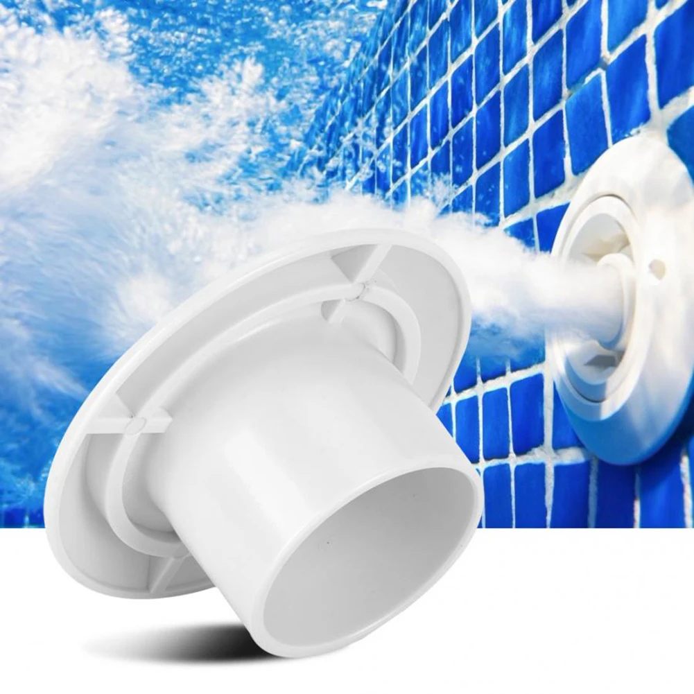 Massage Nozzle 360-Degree Rotatable Adjustment Heat-Resistant ABS Material Water Outlet Pool Jet Nozzle