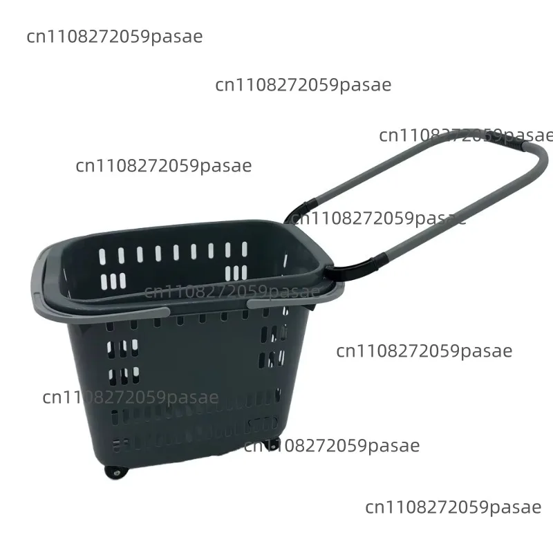 New shopping basket with handles and wheels Eco-friendly plastic
