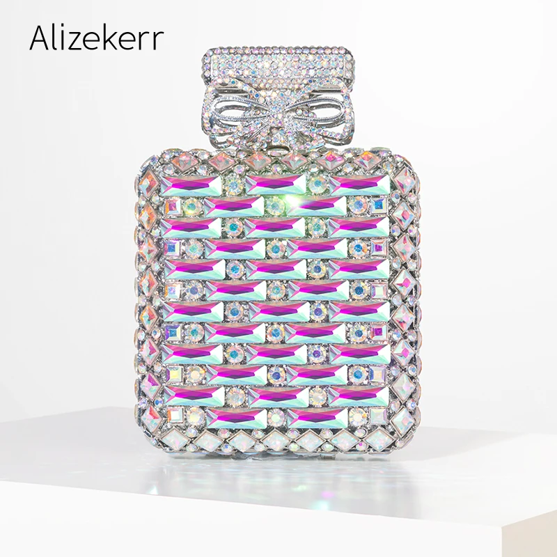 alizekerr perfume bottle crystal evening bolsas para mulheres handmade rhinestone bolsas bolsas de metal para festa de casamento luxo e lindo 01