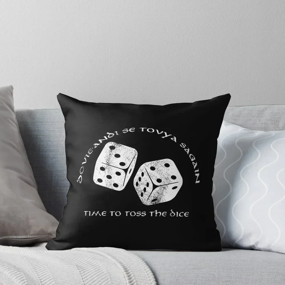

Time To Toss The Dice - Wheel of Time Throw Pillow Sofas Covers Cusions Cover Cushion Child pillow