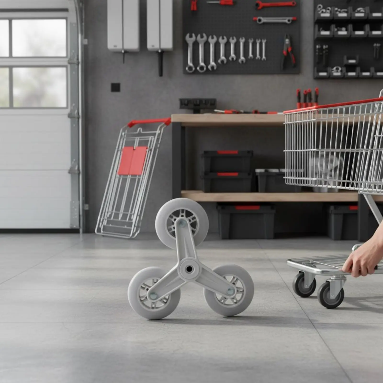 Shopping Cart Replacement Wheel Long-Lasting Shopping Cart Replacement Wheels Trolley Caster Wheel Strong Load-Bearing Capacity