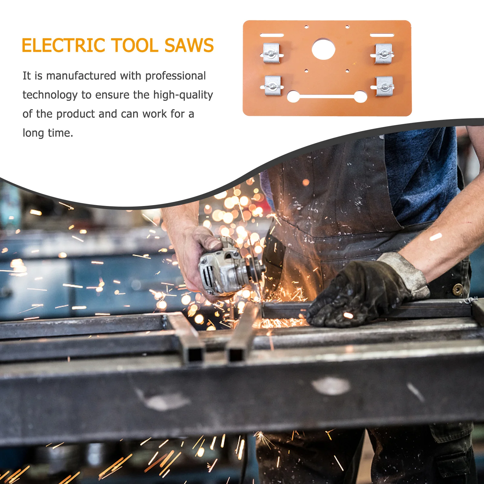 

1Pcs Cutting Machine Bottom Plate High Grade Smooth Stable Protecting Against Wood Chips for Electric Tool Cutting