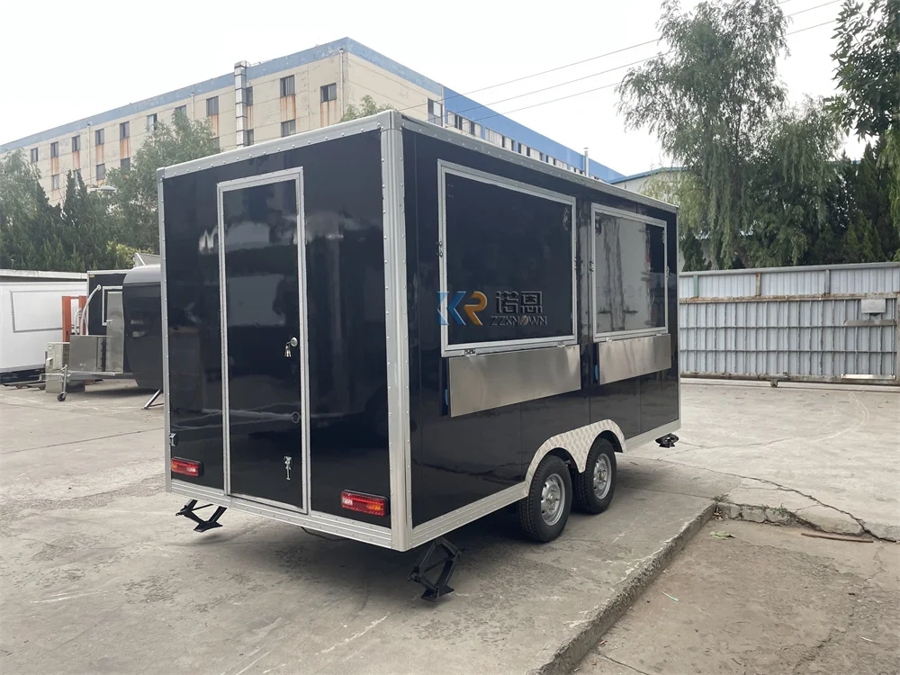 Concession Food Trailer Hot Dog Coffe Cart Mobile Street Restaurant Concession Food Truck Trailer For Sale