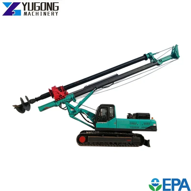 Factory Price Rock Auger Rotary Drill Rig Machine Xr260D Air Hydraulic Screw Rotary Drilling Rig Machinery Sale for Zimbabwe