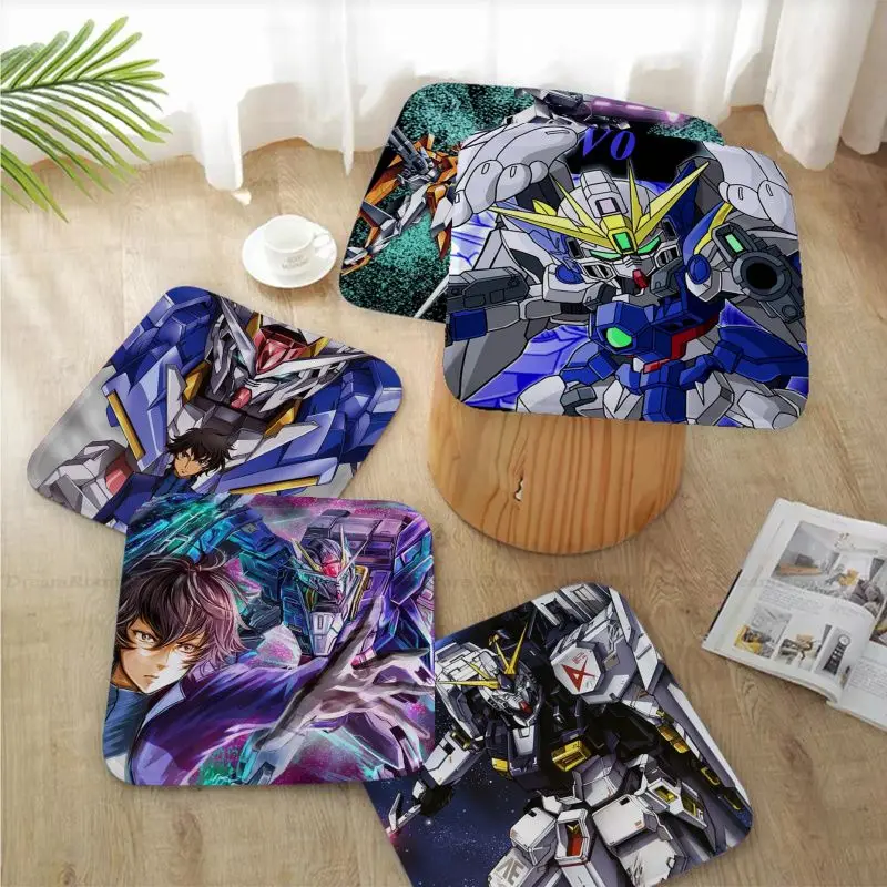 anime G-Gundam Cushion Mat Creative Fabric Cushion Non-slip Living Room Sofa Decor Students Stool Tatami Office Chair Mat Pad