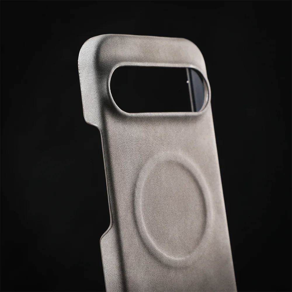 C Luxe Schapenvacht Lederen Magnetische Telefoon Case Voor Google Pixel 10 9 8 7 Pro XL 8A 7A schokbestendig Business Matte Hard Solid Cover