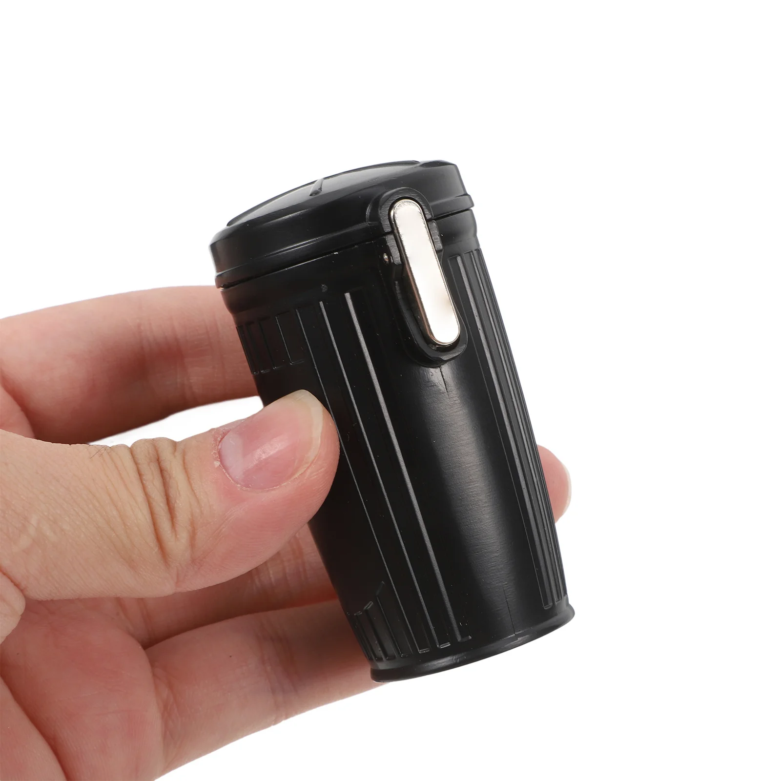 

Portable Ashtray Keychain Mini Trash Can With Lid Miniature Garbage Container For Outdoor Travel Camping Car Use Pocket