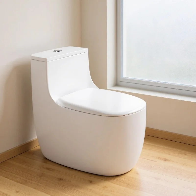 Ordinary water-saving toilet toilet household small apartment 58CM hotel apartment project wholesale egg-shaped bathroom