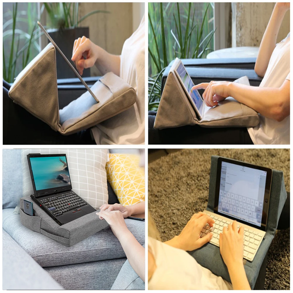 Suporte multifuncional para Laptop e Tablet, Suporte Suporte Sólido, Almofada Tablet, Fácil de Usar Almofada, Livro para Leitura Resto Acessório, Home Gift