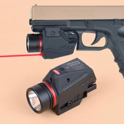 Tactical Nylon Weapons Gun Light Red Green Dot Laser Pointer For Airsoft Pistol Glock 17 19 22 CZ75 Fit 20mm Picatinny Rail