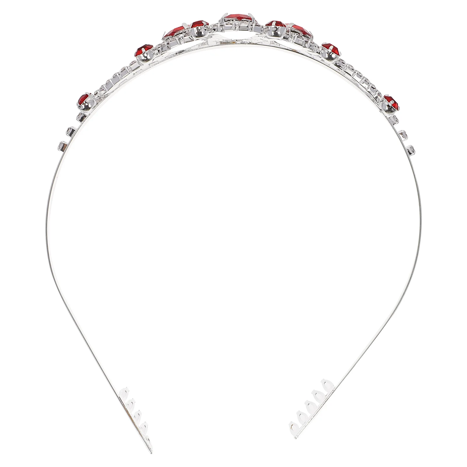 

1pc Rhinestone Crown Headdress Elegant Wedding Tiara For Bride Banquet Party Girl Charming Decor Exquisite Crown Tiara