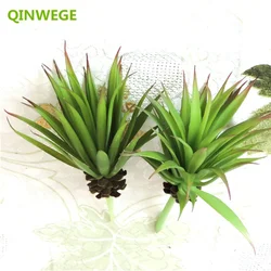 2pcs Artificial Plants Cactus succulent for Flower Christmas Party Wedding Home Decor